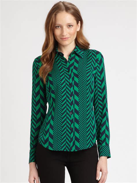 michael kors green plain blouse|Michael Kors striped top.